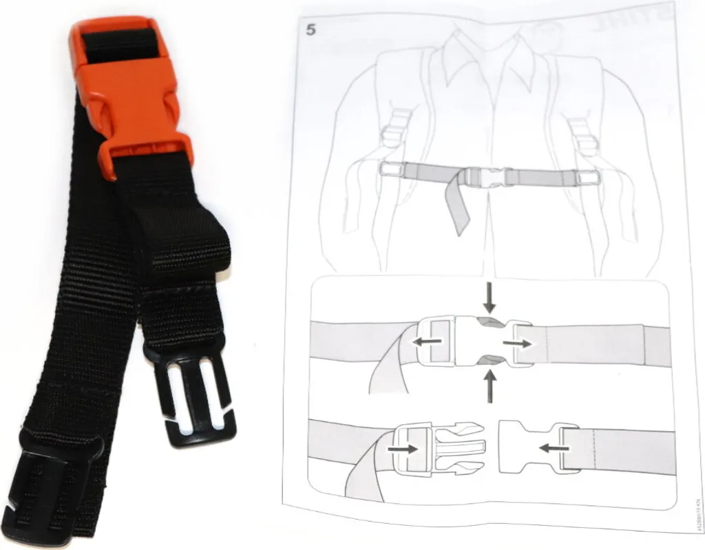 Sangle pectorale Stihl ADVANCE robuste avec fixation rapide pour série BR