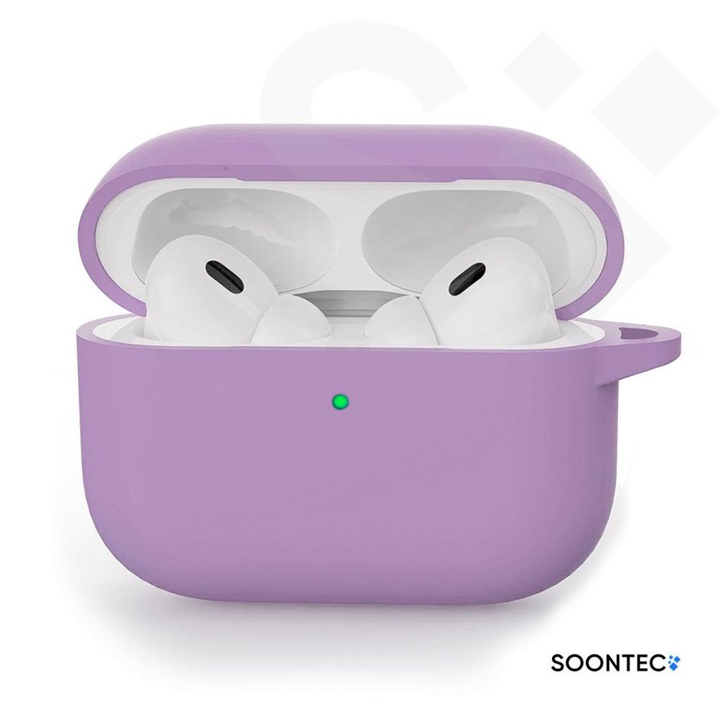 SOONTEC Kopfhörer-Schutzhülle Lila SOONTEC Hülle für AirPods Pro 3. Generation Case