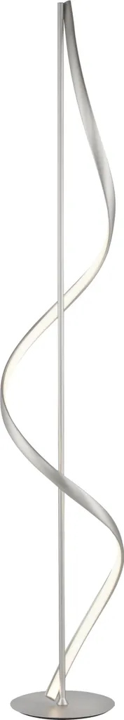Lampadaire pour salon moderne Q-SWING gris - Éclairage d'ambiance 141cm