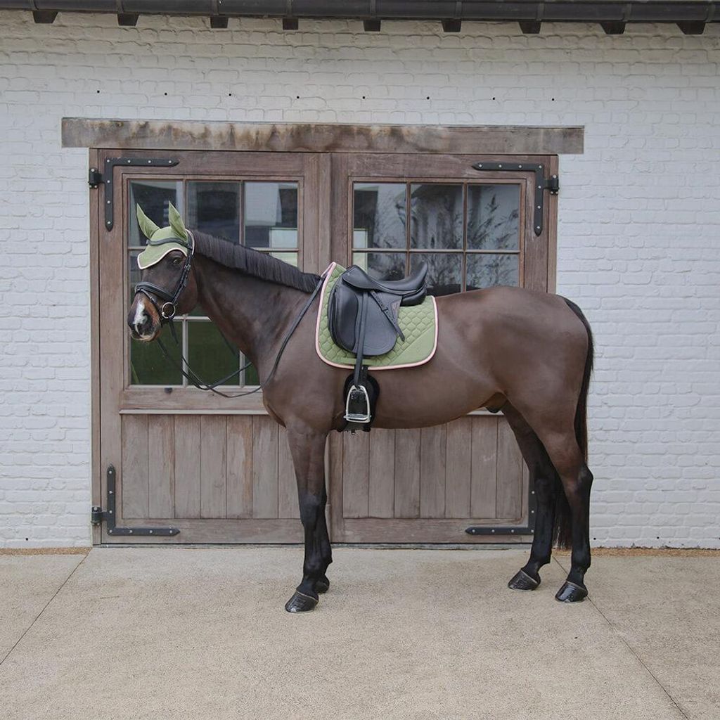 Kentucky Horsewear Saddle Pad Softshell Onion Quilt Dressage, Farbe:Old Rose, Größe:Full