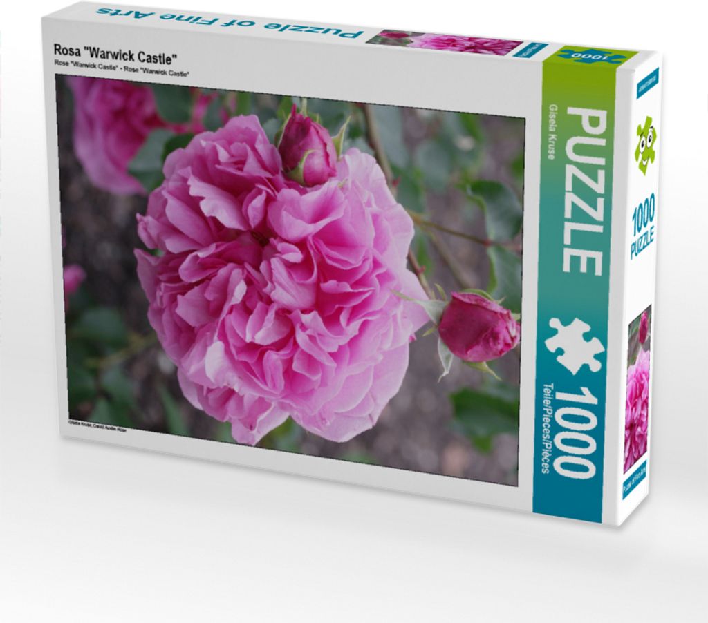 CALVENDO Puzzle Rosa "Warwick Castle" | 1000 Teile Produktbild 