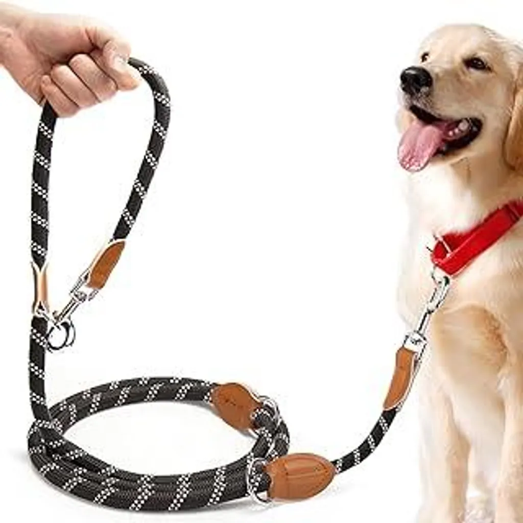 Guinzaglio Sicuro 3 Metri Cani Grandi | Resistenza 200kg Anti-Strappo