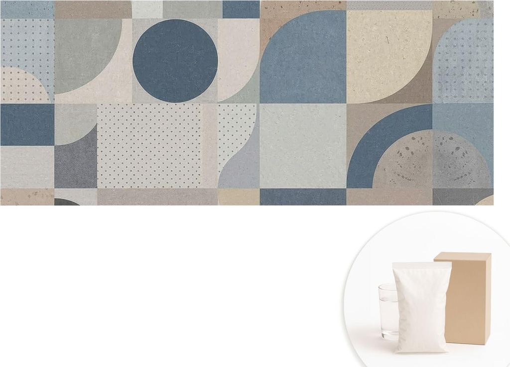 Fototapete - Wandbilder für Wohnzimmer - 208x146 cm - Dekorative Wandfolie - Modernes Design für Wanddekoration - Tapeten für Innenräume - Geom...