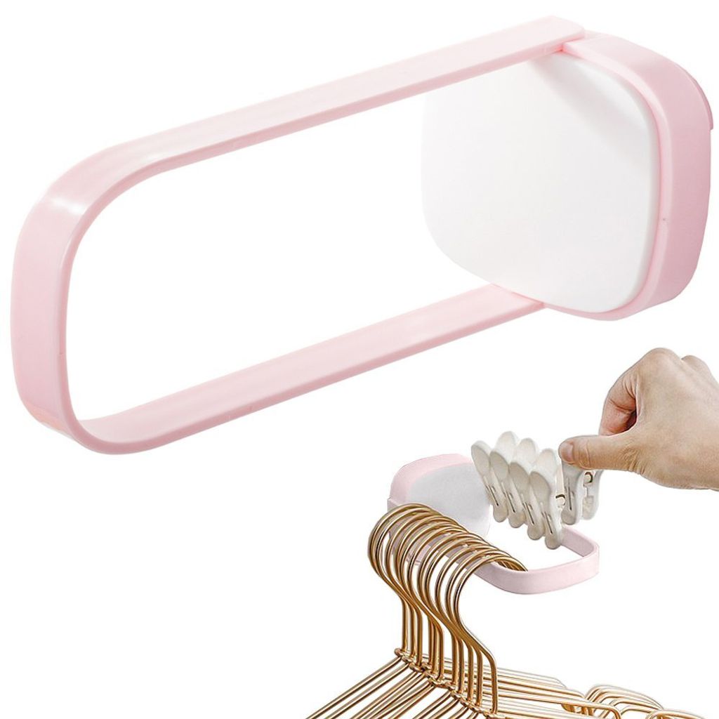 Verk 24115 Klebebügel für Kleiderbügel - rosa