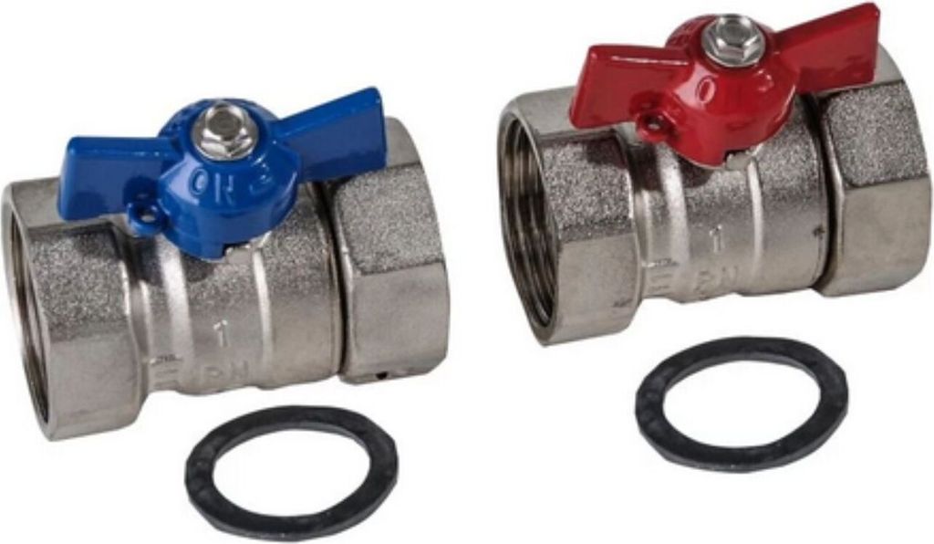 Zewotherm Wärmemengenzähler-Einbauset 1", vertikal