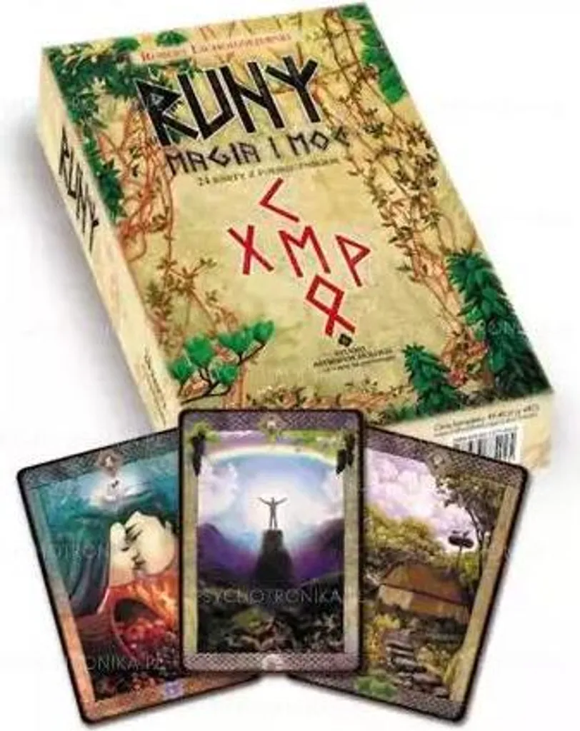 Runes, magie et pouvoir par Robert Lichodziejski - Livre et 24 cartes