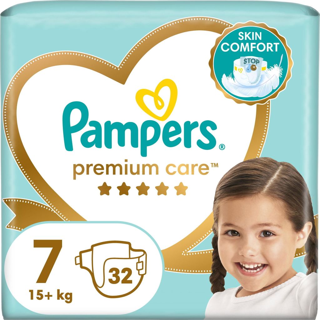 PAMPERS Premium Care Taille 7 (32 pièces) Image du produit 