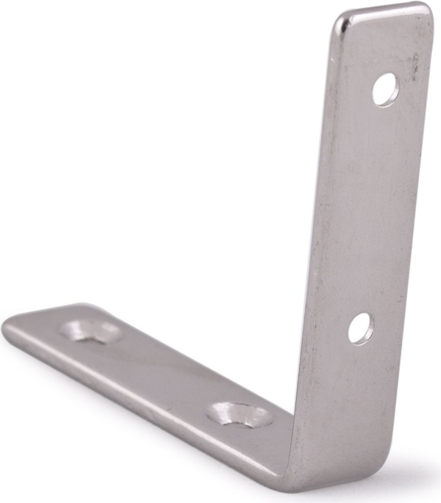 Winkel aus Edelstahl, 46 x 13mm, poliert & rostfrei Produktbild 