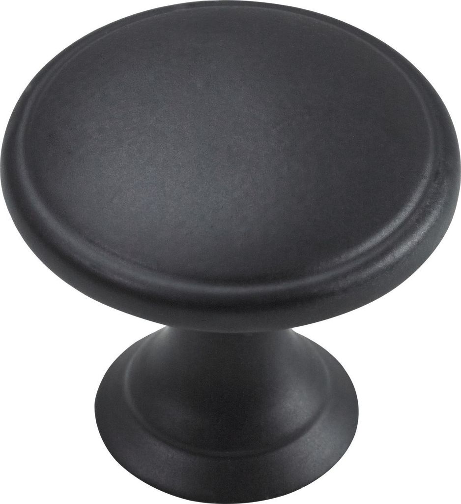 Hettich Möbelknopf Zinkdruckguss schwarz Ø 32,0 mm - 1 Produktbild 