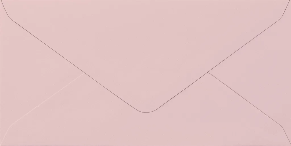Heyda 211454027 Enveloppe Rose Pastel 110x220 mm Haute Qualité Papier
