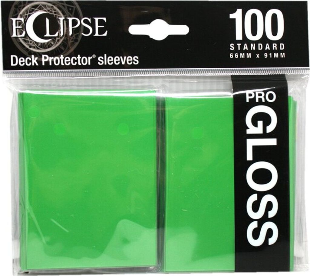 Ultra Pro Eclipse Gloss Standard-Hüllen Limettengrün