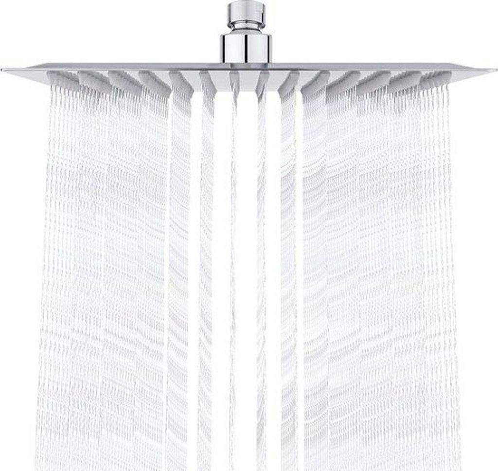 Edelstahl Regendusche 25cm Durchmesser Chrom Silber