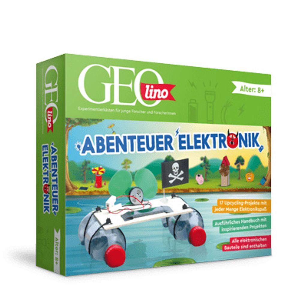 FRANZIS GEOlino kit esperimento avventura elettronica, set Immagine del prodotto 