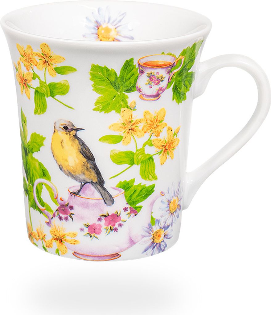 tea4chill Könitz Kaffeetasse Tea Birds. Teetasse 410ml, Porzellan. Design modern, bunt