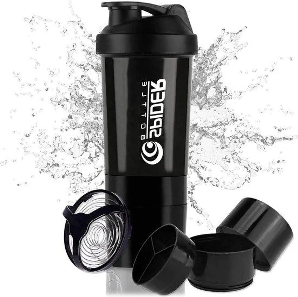 Shaker à mousse protéinée 500 ml avec tamis de mélange haute densité