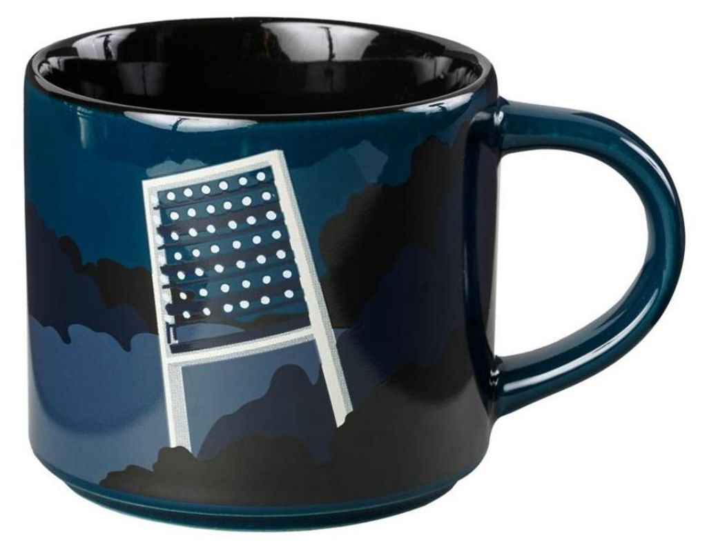 Werder Bremen Tasse Hands of God, Offizieller Fanartikel, Flutlichtmast-Design Keramik 450ml, Spülmaschinenfest