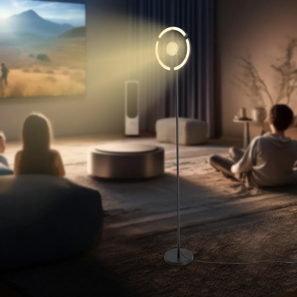 Lampadaire LED 3600 lumens RGBW avec hauteur réglable pour studio photo