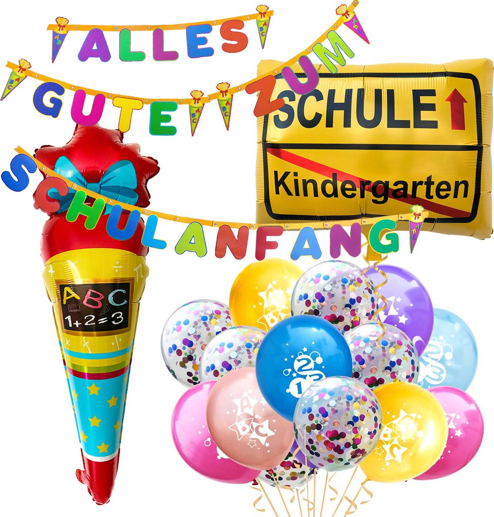 Oblique Unique Schuleinführung Schulanfang Einschulung Deko Produktbild 