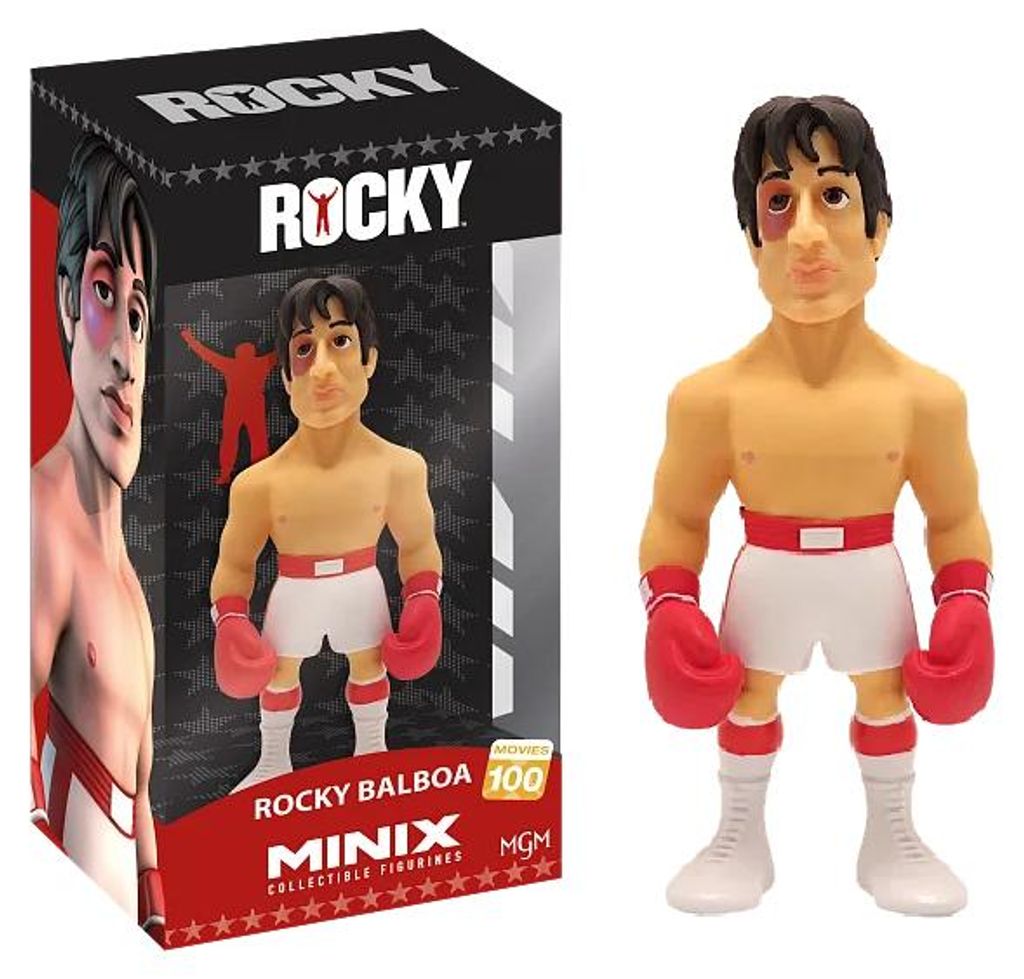MINIX, Rocky Balboa-figuur met sport- en vechtthema, PVC, Productafbeelding 