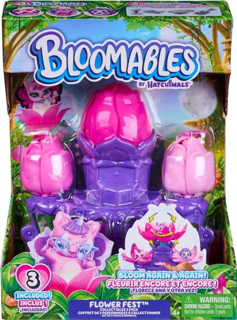 Hatchimals bloomables květinová hrací sada 3 figurky Obrázek produktu 