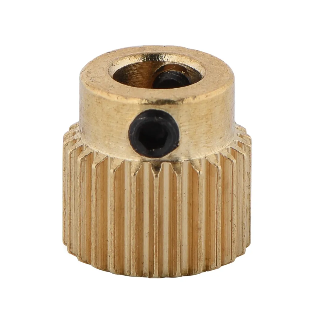 Roue dentée extrusion laiton anti sous-extrusion MK8 MK7 - Pack 10
