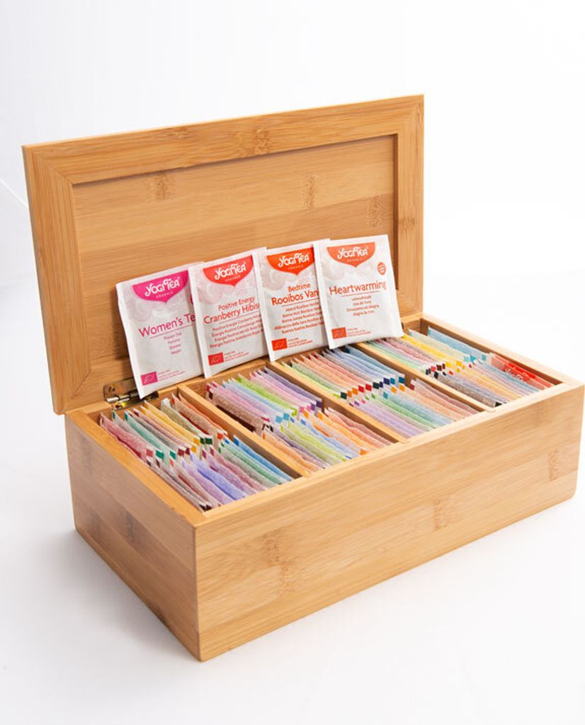 YOGI TEA Probierbox aus Holz | 48 Sorten (96 Beutel) |Tee Produktbild 4