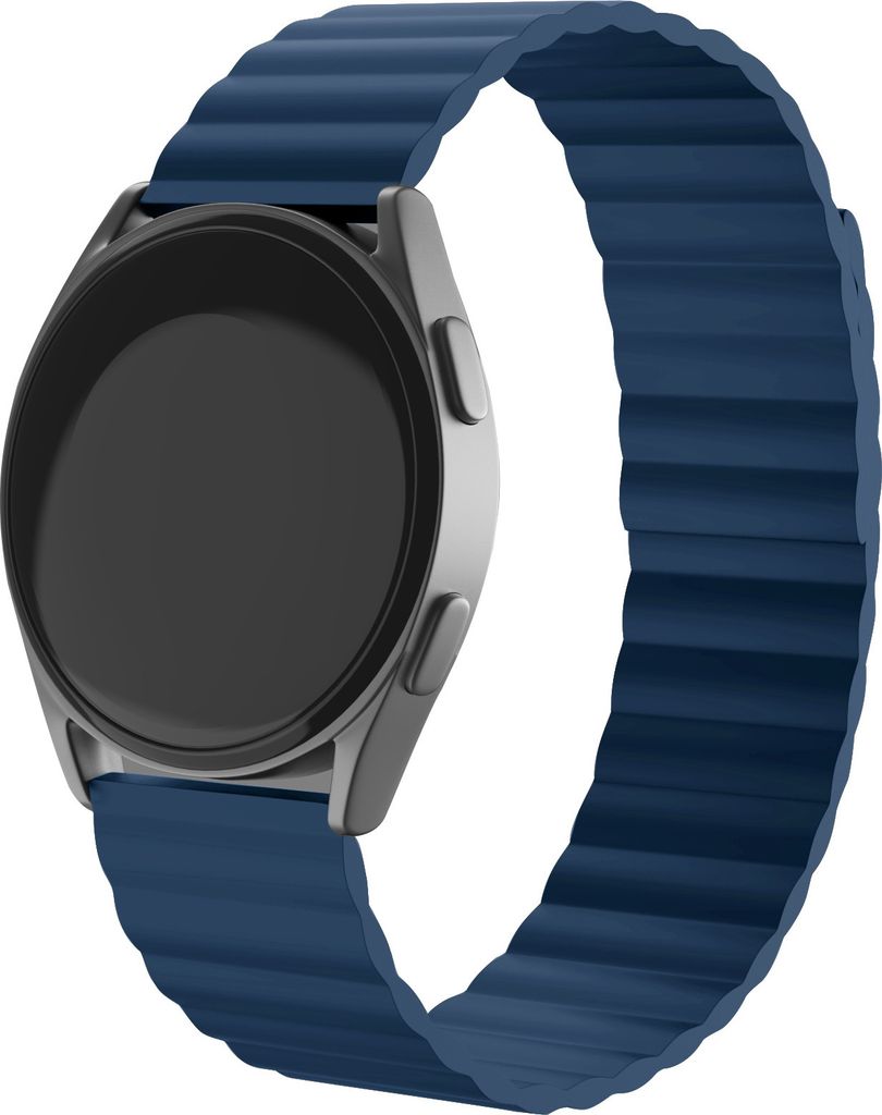 Strap-it Xiaomi Watch S1 Magnetisches Silikonarmband (Blau)
