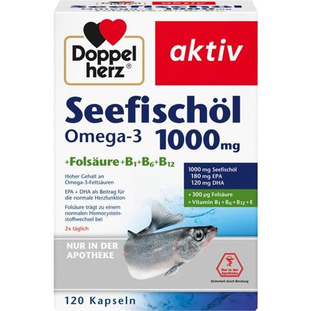 Doppelherz Huile de poisson de mer Oméga-3 1.000 Image du produit 