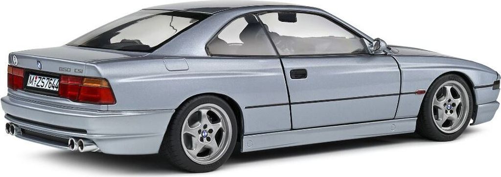 BMW 850 (E31) CSI silber - Modellauto 1:18 Solido Produktbild 17