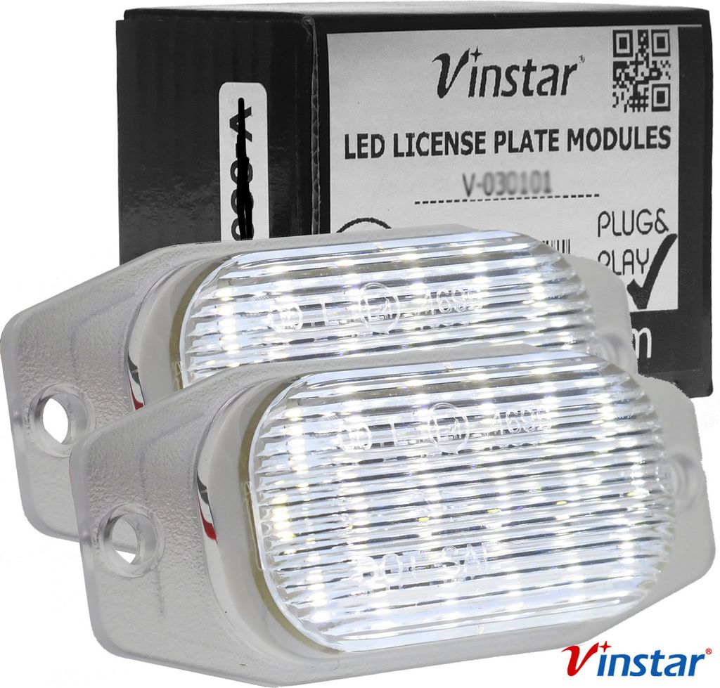 Vinstar LED Kennzeichenbeleuchtung kompatibel mit LX 450 1996-1998 LC 80