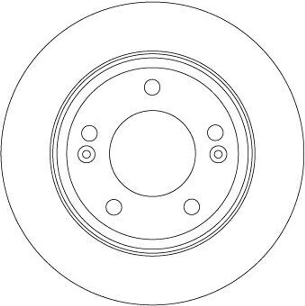 Disque de frein TRW DF6937 pour Elantra i20 et Ioniq OE 58411 G2300