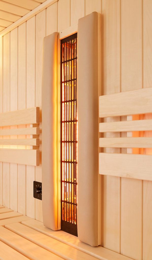 Infraworld Rückenpolster Set für VITALlight-IPX4 Infrarotstrahler Kunstleder beige
