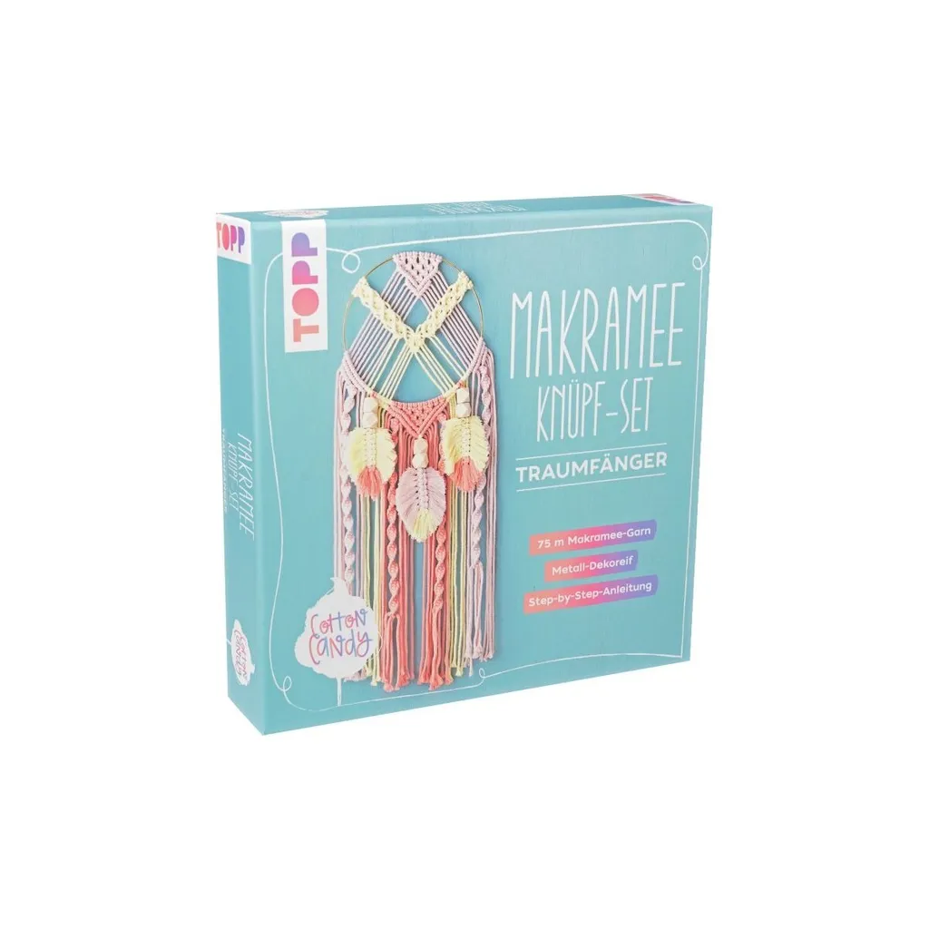 Set macramé attrape-rêves pour chambre enfant - Déco zen et apaisante
