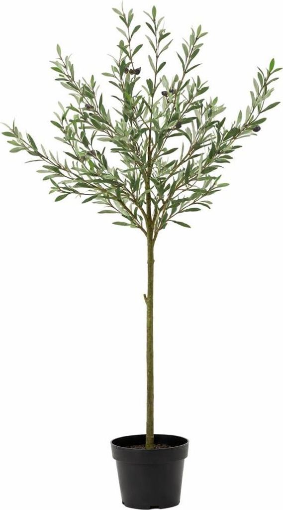 Kunstpflanze Olivenbaum150cm künstlicher Olive Tree im Topf realistische Deko