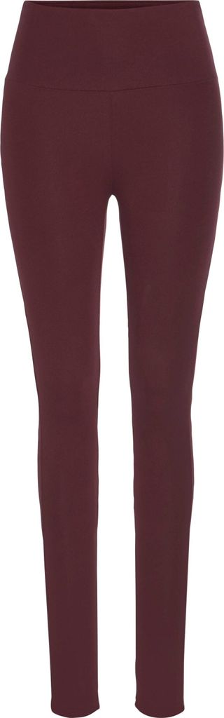 LASCANA Leggings weinrot Größe 36/38 Produktbild 