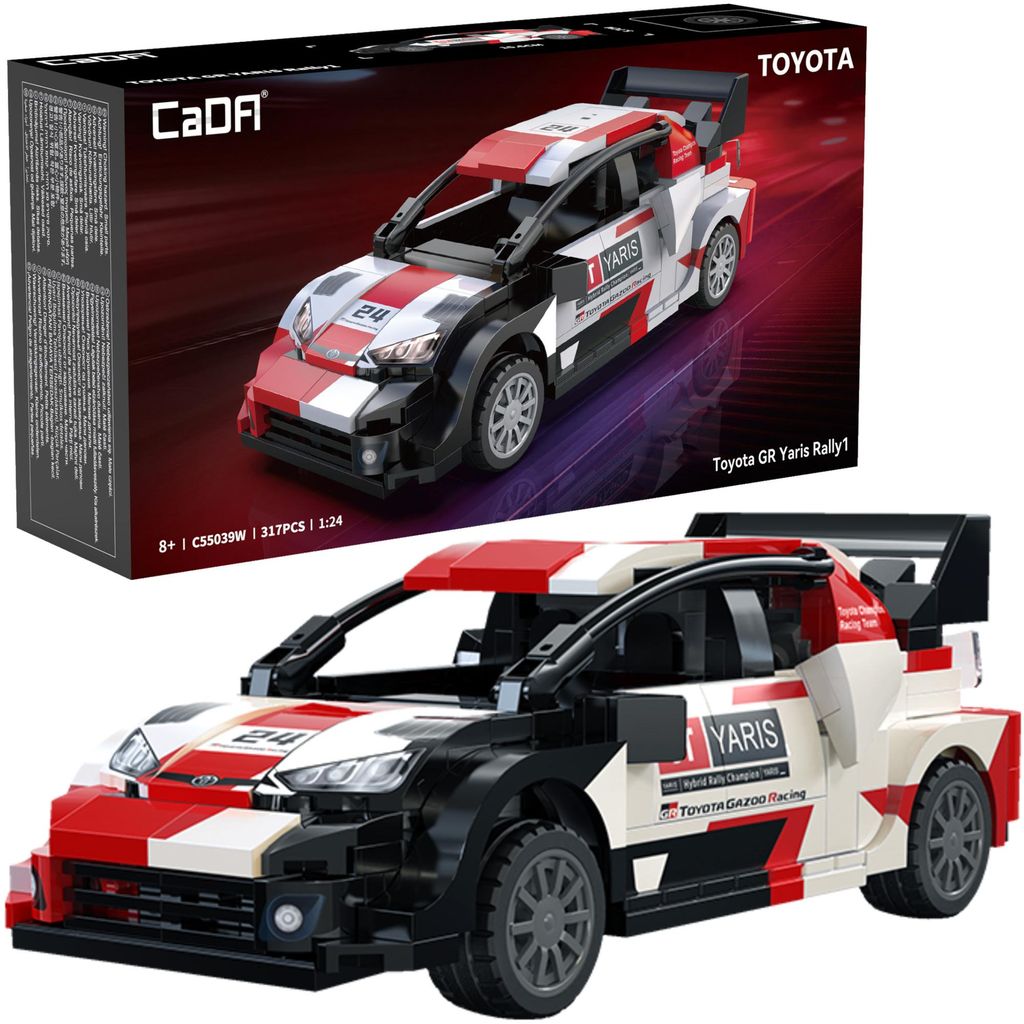 Cada Rennsport Bauklötze Toyota GR Yaris Rally1 317 Stück Produktbild 