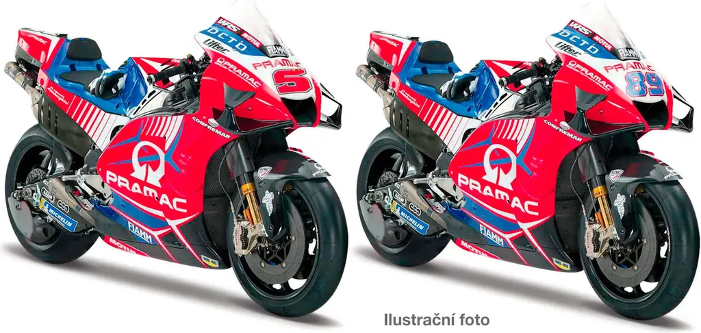 Moto Ducati Pramac 2021 Maisto 1:18 - Réplique Fidèle Haute Qualité