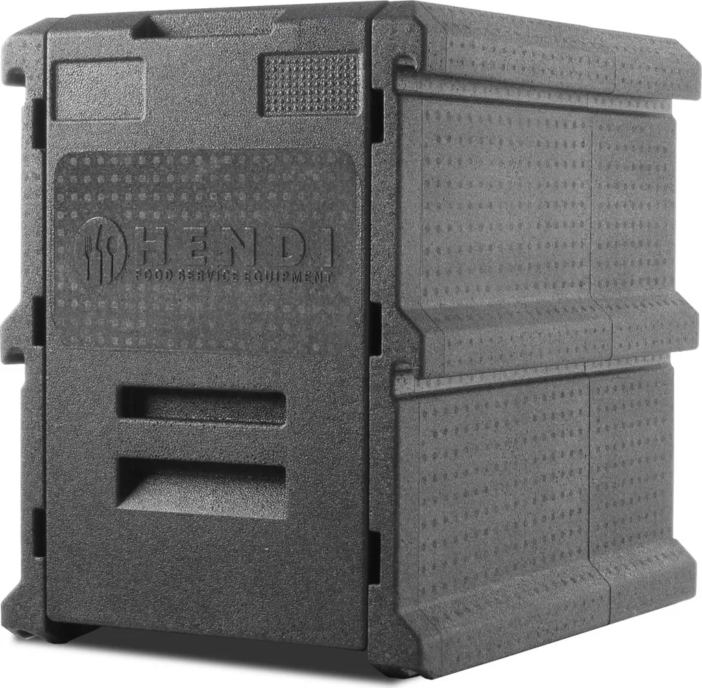 Transport de repas chaud avec la Thermobox Frontloader Hendi 100L Pro - 7