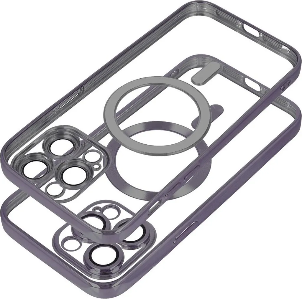 Custodia Trasparente iPhone 16e Nero - Bumper Elegante e Antiurto