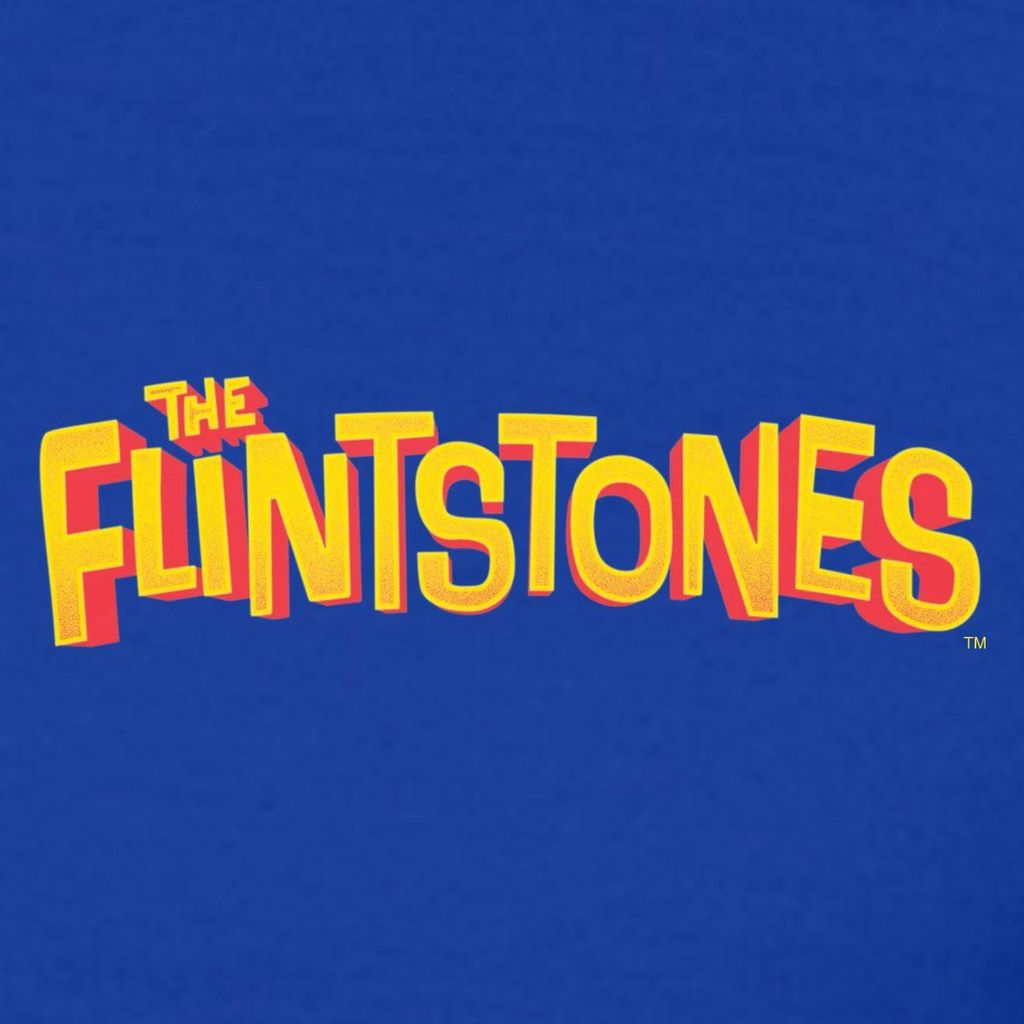 Spreadshirt The Flintstones Front- & Backprint Bedrock Crew Männer T-Shirt, 4XL, Dunkelblau