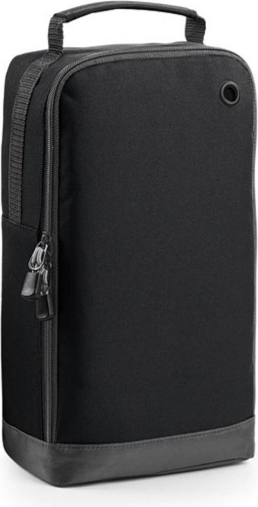 BagBase BG540 | Athleisure Sports Shoe / Accessory Bag | 19 x 35 x 12 cm - Farbe: Black - Größe: 19 x 35 x 12 cm