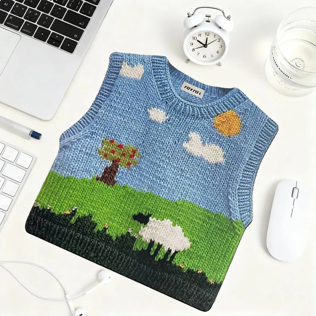 Tapis de souris noir et bleu style anime avec capuche originale