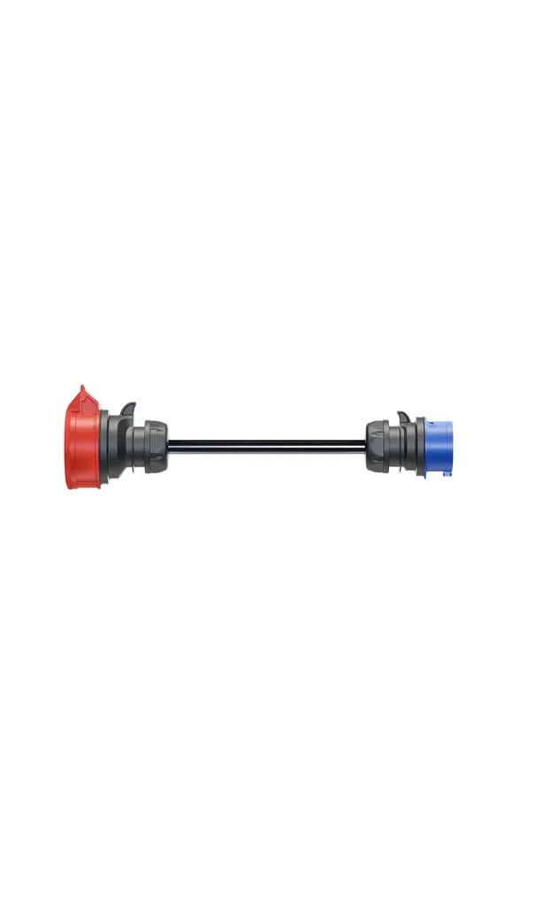Adaptateur go-e Gemini flex 11kW triphasé vers CEE 32A et prise murale
