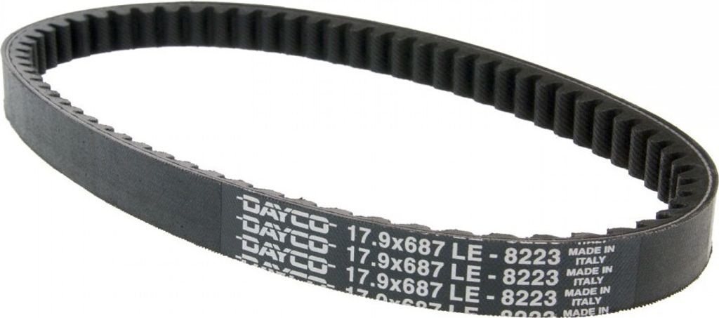 Dayco Keilriemen kompatibel mit Baotian Eco Bike, Peugeot V-Clic, DVD