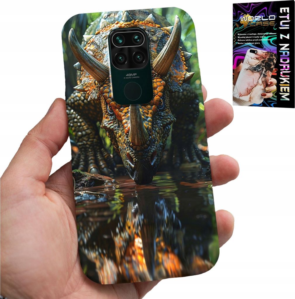Hülle Für Xiaomi Note 9 - Dino Dinosaurier Triceratops Hülle