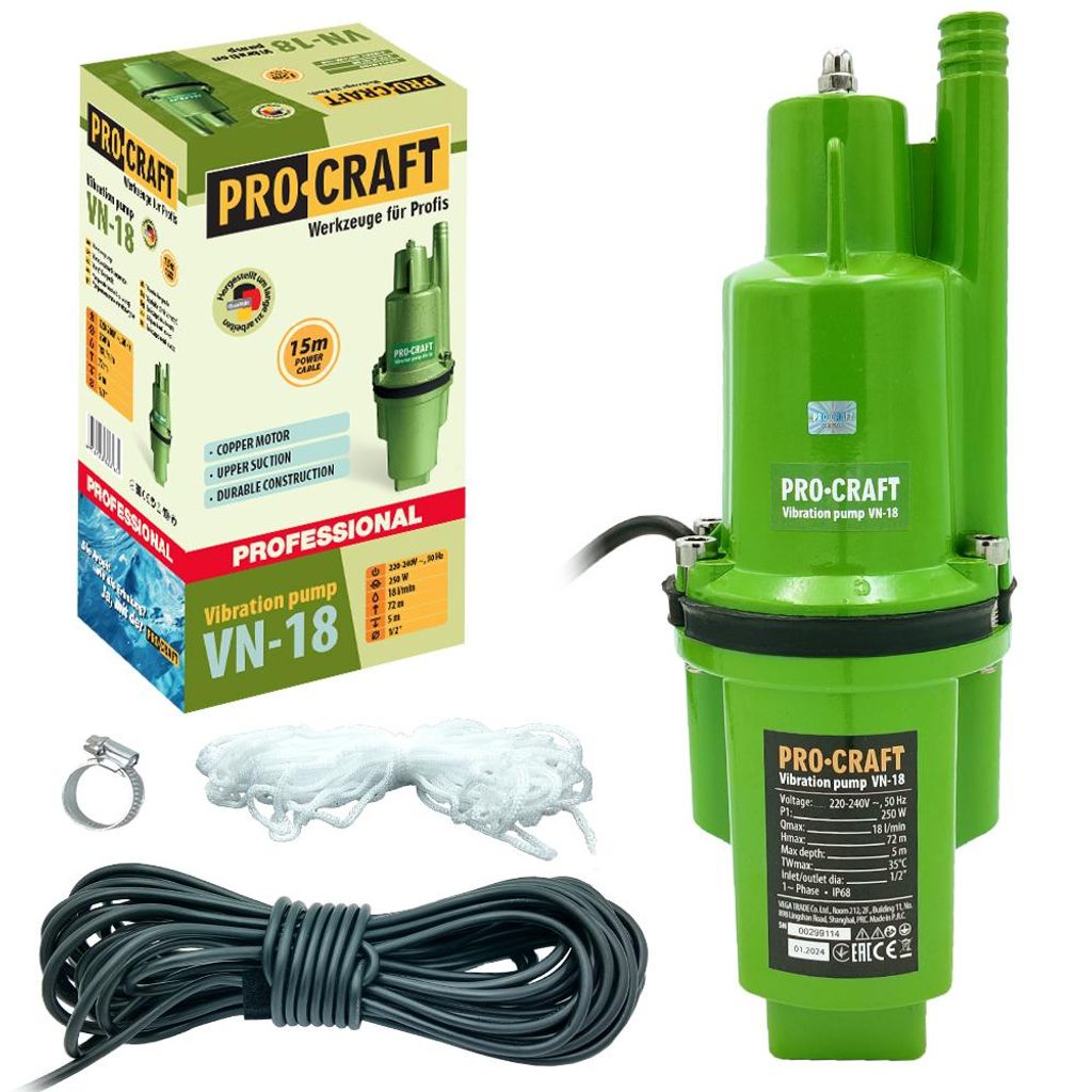 Vibrační čerpadlo Procraft VN-18 Obrázek produktu 