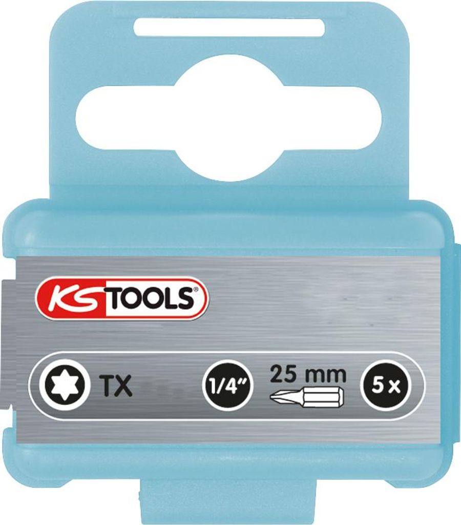 KS Tools 1/4 EDELSTAHL Bit TX, 25 mm, T30