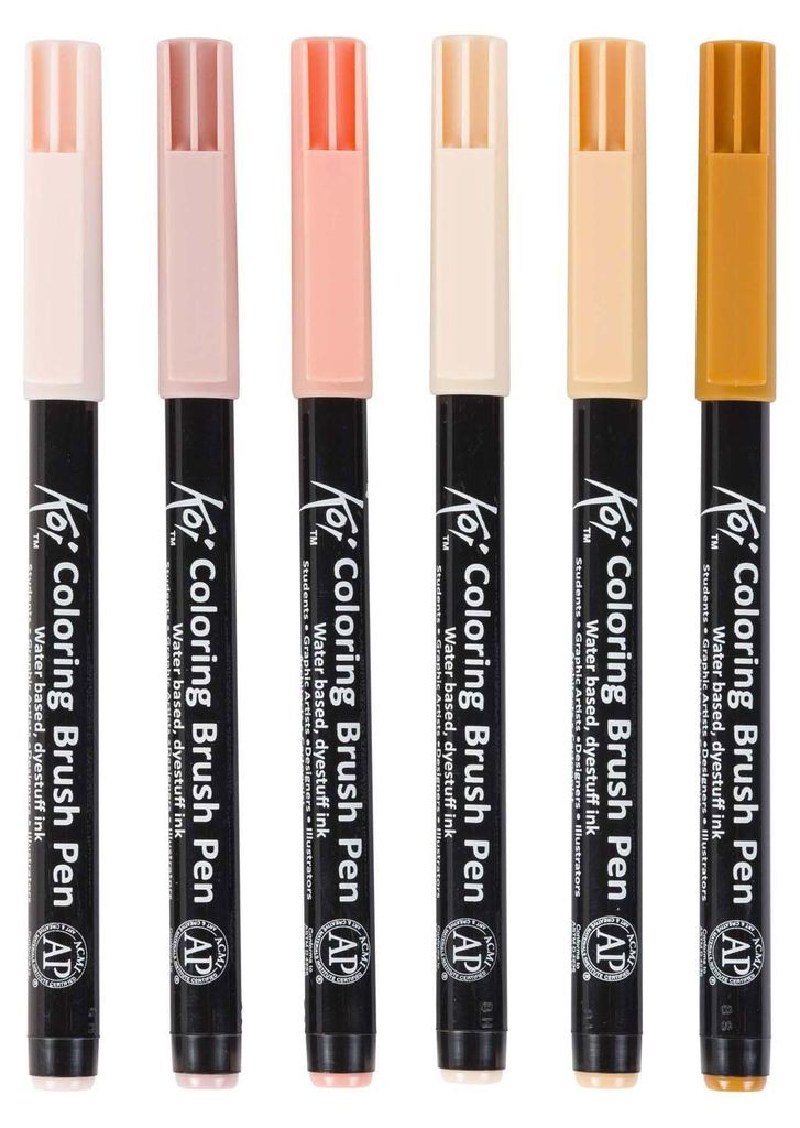 SAKURA POXBRMAN6 SAKURA Manga-Set Koi Coloring Brush, étui Image du produit 