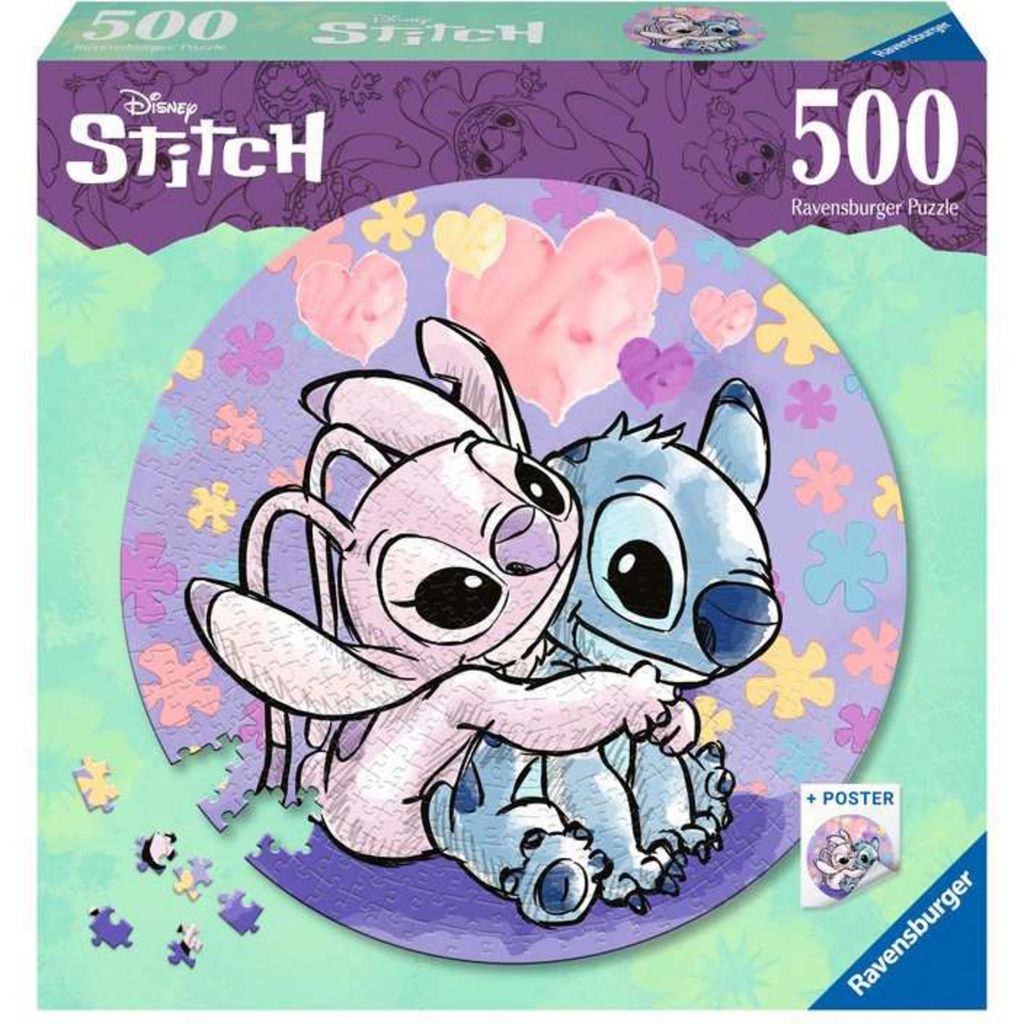 Ravensburger Disney Stitch, 500 kusů, Kreslené filmy Obrázek produktu 