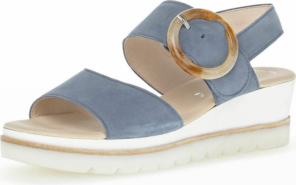 Gabor Plateau Sandaletten - 24.645.18 Damen 31353830353333 Blau 38 EU